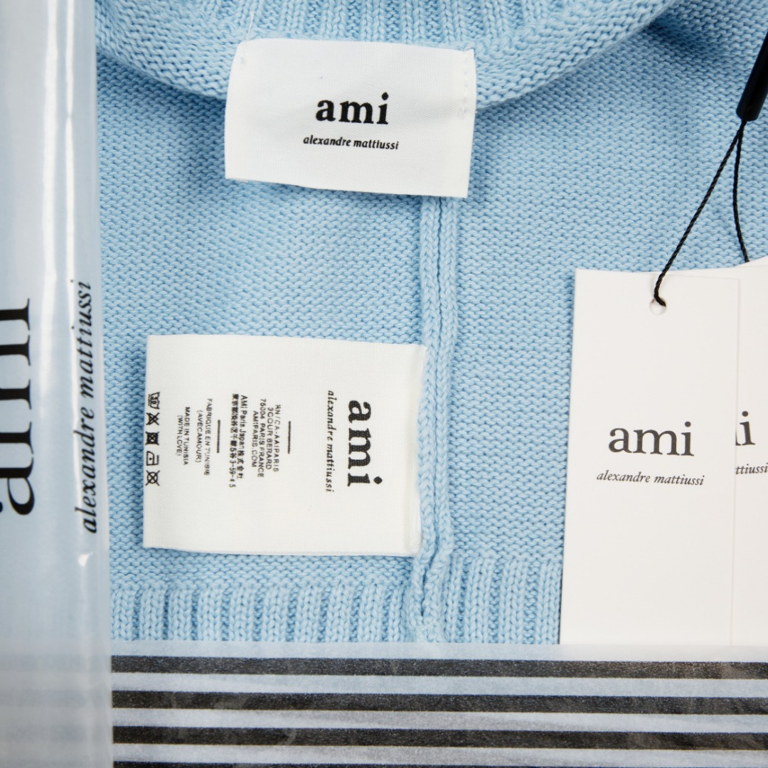 Pull Ami Paris Bleu