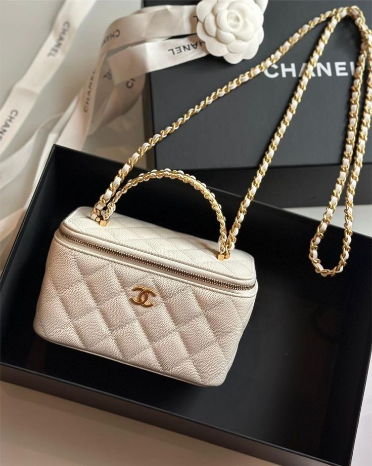 Sac Chanel Sac Chanel Vanity Blanc