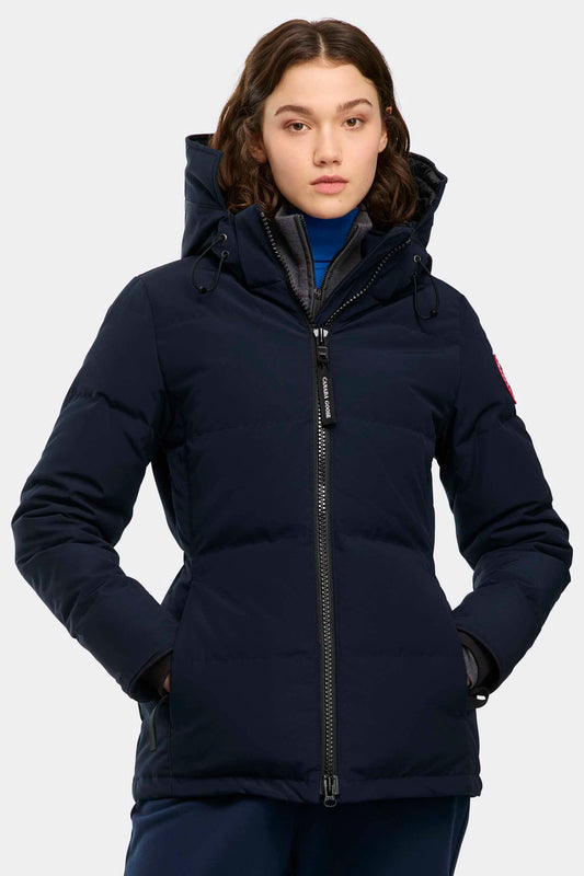 Parka Canada Goose Chelsea Bleu Marine Classic Label Femme
