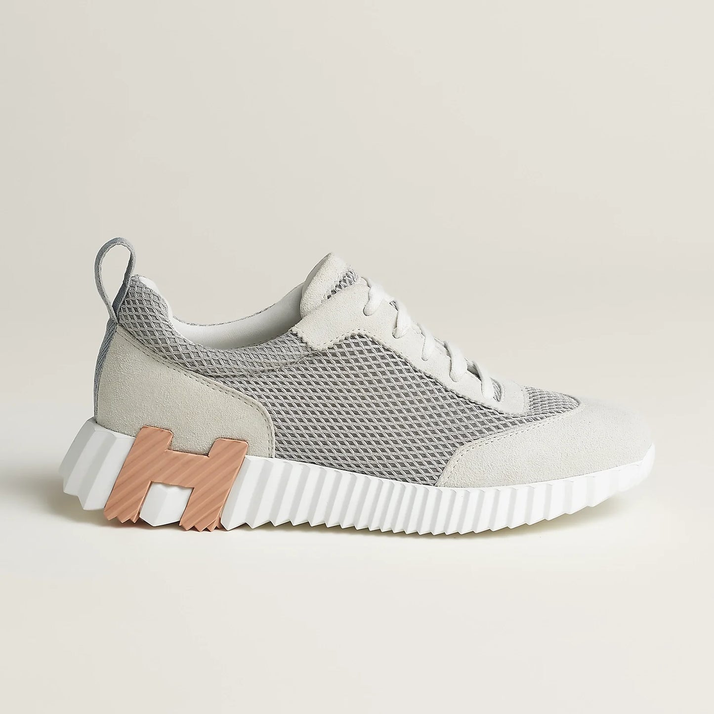 Hermès Bouncing gris Lulea / Blanc