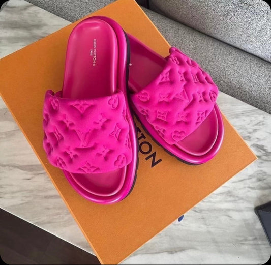 Claquette LV Rose