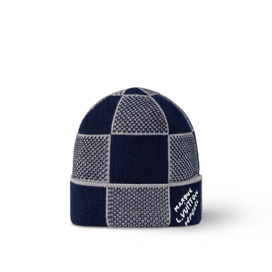 Bonnet LV Damier Heritage Bleu
